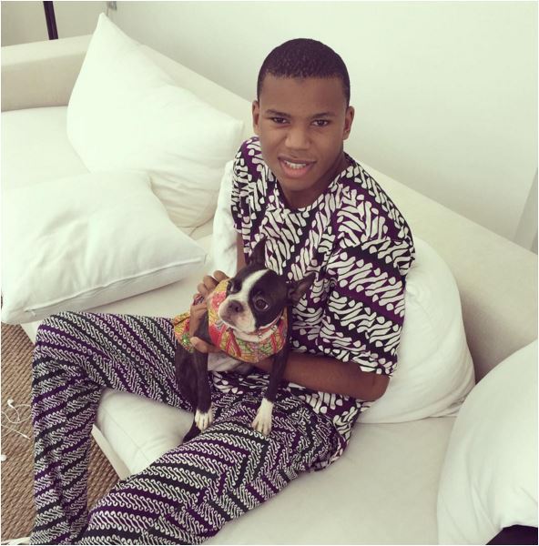 Meet Femi Otedola's only son, Fewa