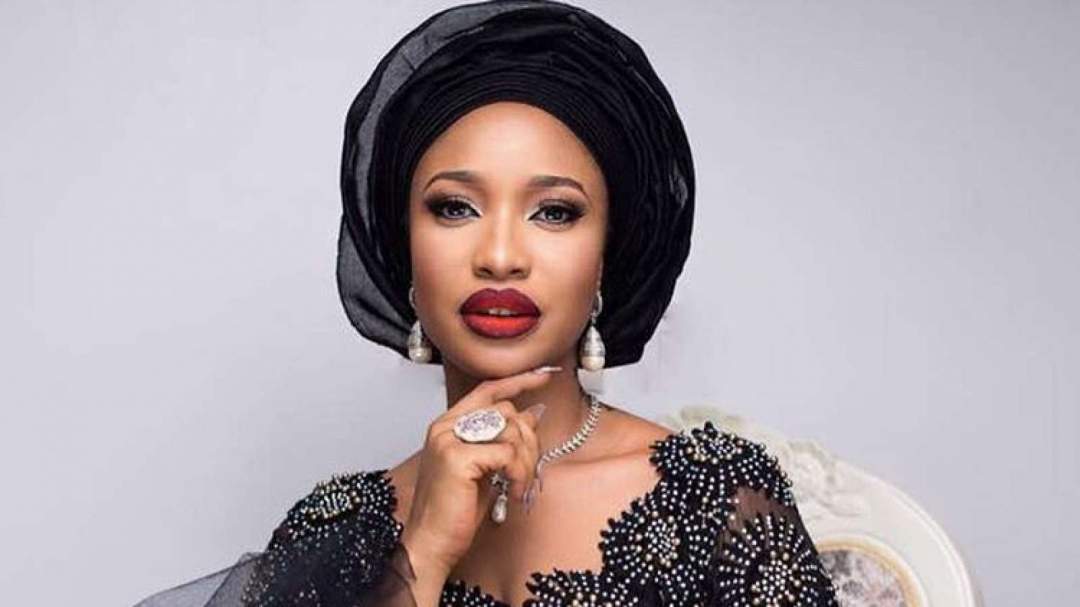 Actress, Tonto Dikeh says she's never kissing her man again and here's why