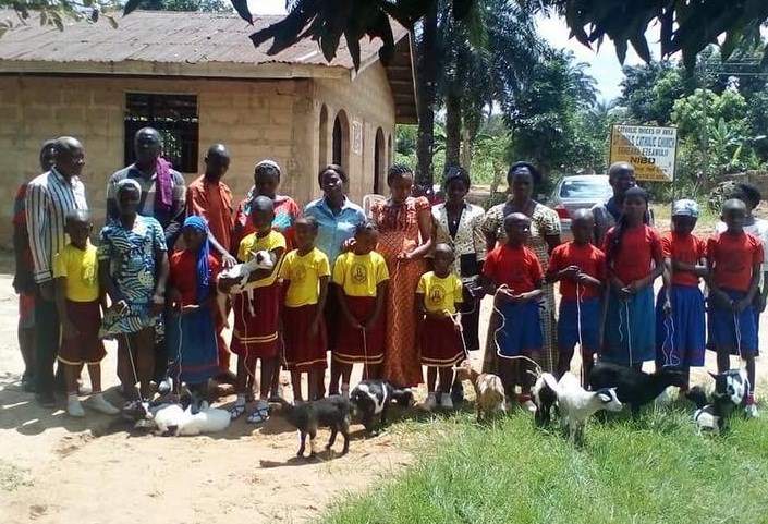Best students awarded with brand-new goats in Anambra. (Photos)