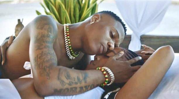 10 hot photos of Wizkid and Tiwa Savage from 'Fever Video'