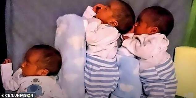 13-year-old rape victim gives birth to a set of triplets