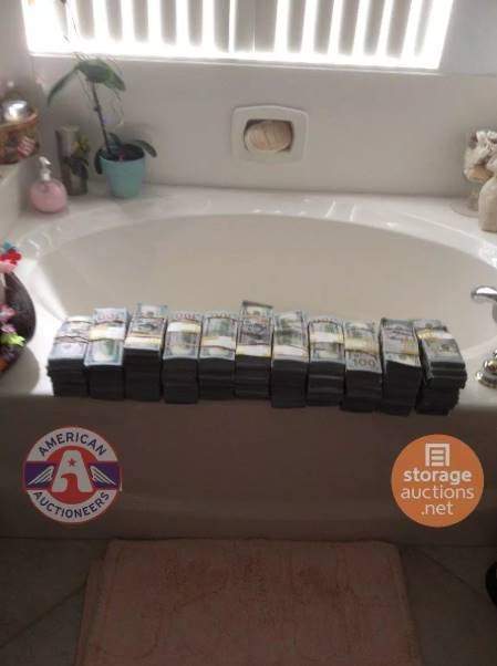 Man finds £5.8 million cash inside a second-hand storage unit bought at auction (Photos)