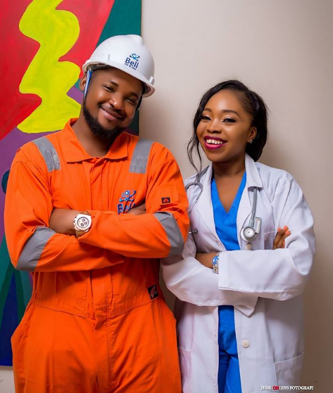Beautiful pre-wedding photos of an engineer and his doctor bride-to-be
