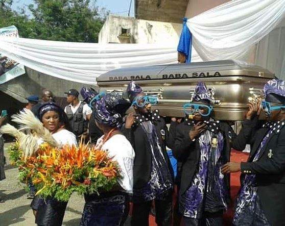 Photos from the funeral of veteran actor, Baba Sala in Ibadan