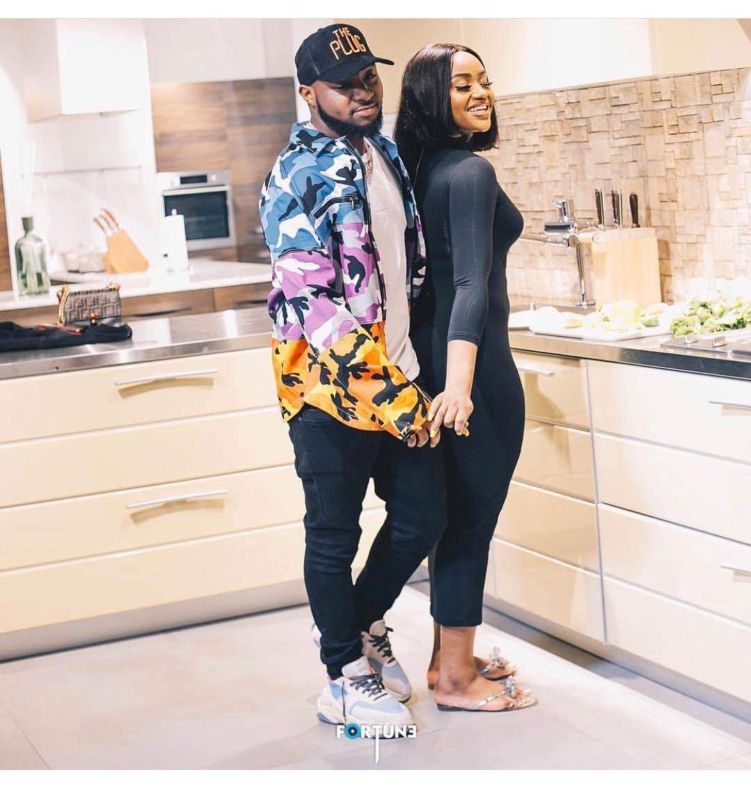 Davido and Chioma serve couple goals