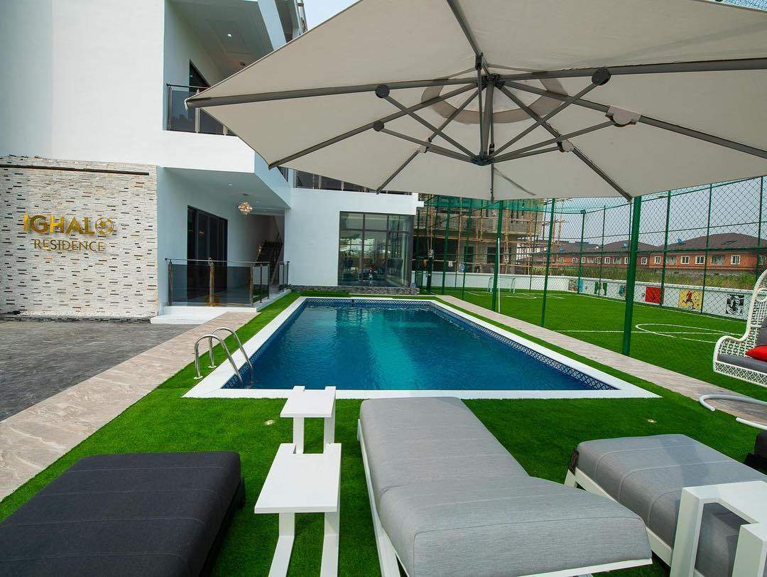 Check out Super Eagles striker Jude Ighalo's new Multi-Million Naira Mansion in Lekki (Photos)