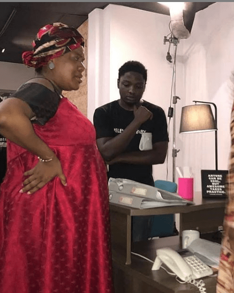 I am on a movie set, pls you guys should stop - Toyin Abraham replies fans who insist she is pregnant