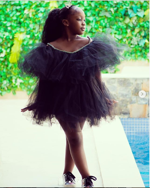 Timaya's first daughter, Emma celebrates her 7th birthday with gorgeous photos