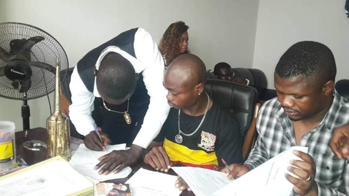 Obaseki Gives Rapper Razaly N10m With 3-Year Record Deal (Photos)