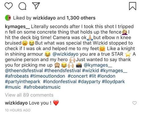 British photographer narrates her experience with Wizkid in London