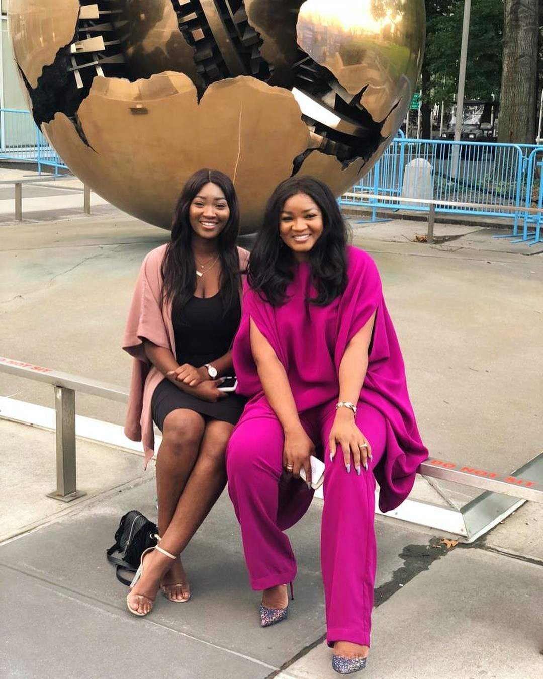 Omotola Jalade celebrates second daughter, Meraiah as she graduates with two degrees (Photos)