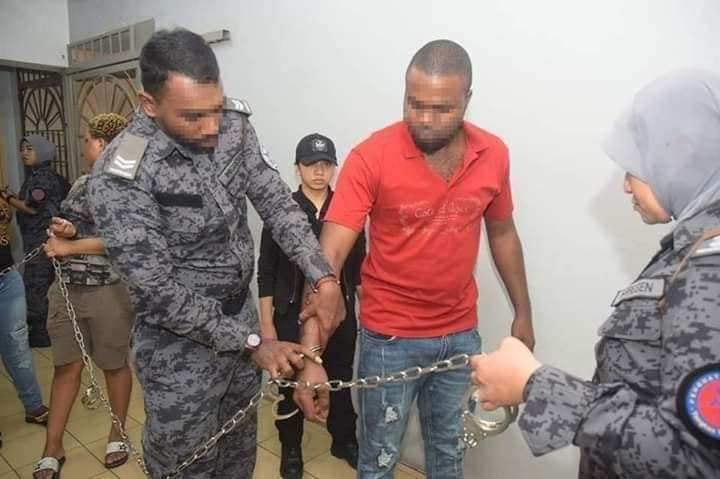 Nigerians arrested in Malaysia for Fraud, Cultism (Photos)