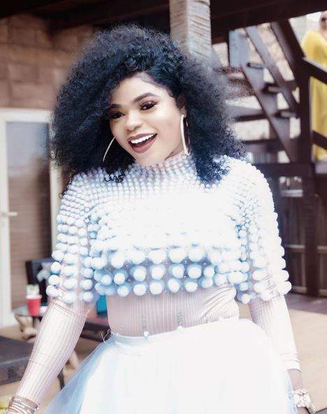 "Where is your boobs and hips?" Nigerians ask Bobrisky after his police station appearance