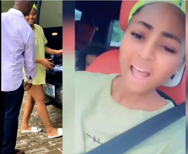 Regina Daniels Sings a Love Song To Her Husband, Ned, As They Enjoy A Ride Together (Video)