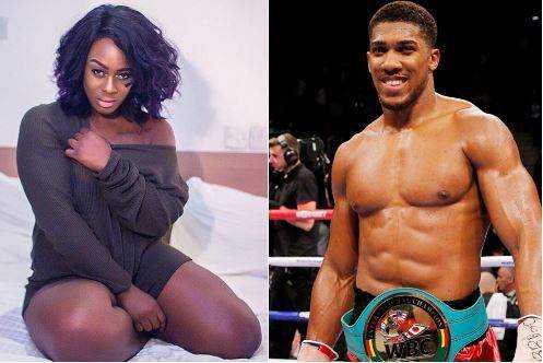 Uriel finally gets to meet her crush, Anthony Joshua (Video)