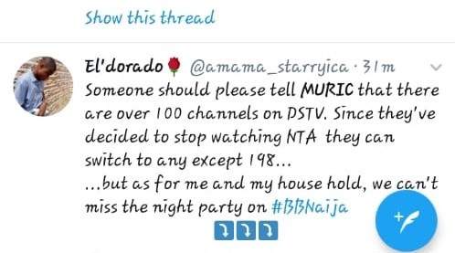 'If it was left to MURIC, we are going to sleep and wake up in sadness' - Nigerians react to MURIC's demand for #BBNaija ban