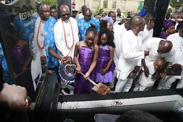 Senator Dino Melaye buries mother in grand style (Photos)