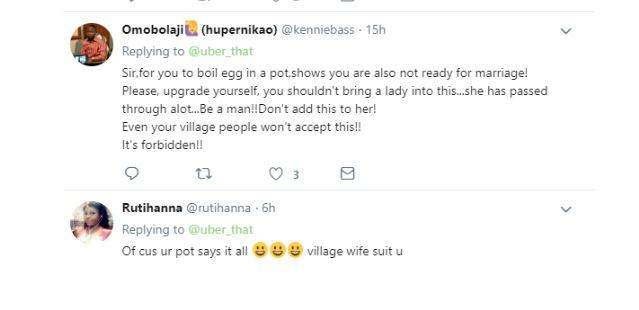Nigerian man laments, in shock after his girlfriend burnt two eggs in his kitchen