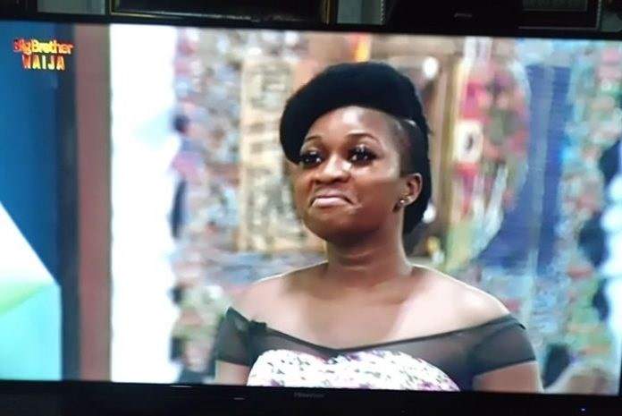 #BBNaija: Seyi caught on camera laying heavy curses on evicted housemate, Thelma before her eviction (video)