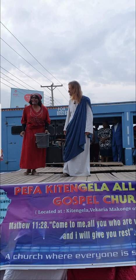 I have not been deported, I'm still in Kenya - Evangelist Job, who dressed as Jesus.