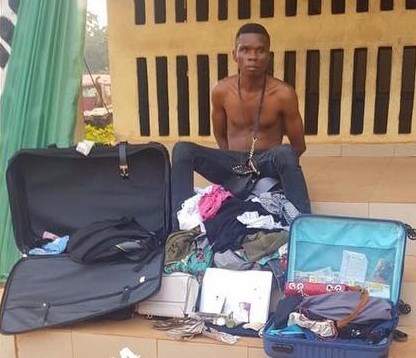 Man arrested for robbing his cousin on holiday in Nigeria