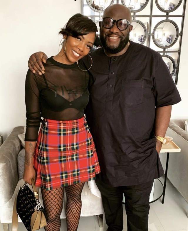 Tiwa Savage spotted for the first time in 2019 (Photo