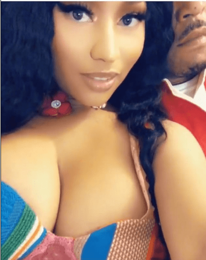 Nicki Minaj sparks pregnancy rumours after sharing loved-up video with her man (Watch)