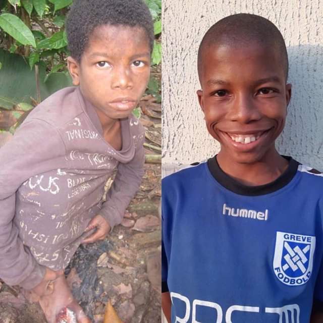 Incredible transformation of two rescued Nigerian children who were branded witches