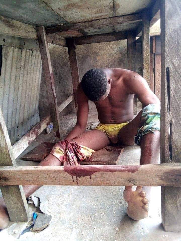 Man's corpse discovered in Rivers after bleeding to death during election (Graphic photo)