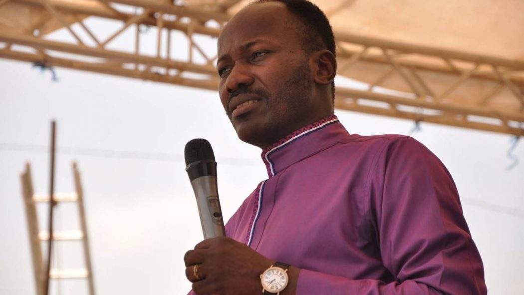 'Don't come to church with phones, iPad to read Bible' - Apostle Suleiman admonishes