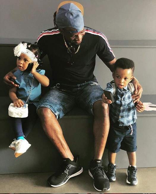 Paul Okoye spotted with his adorable twins Nathan & Nadia (Photos)