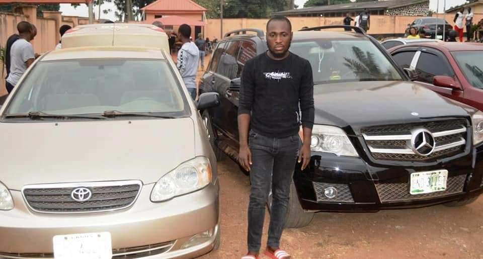 Again, Seven Yahoo Boys arrested in Ibadan, exotic cars recovered (See Photos)
