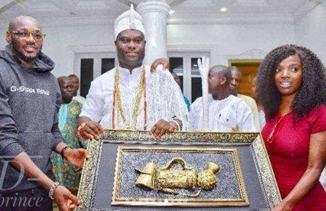 'Thank you for taking care of 2baba for us' - Ooni of Ife thanks Annie Idibia