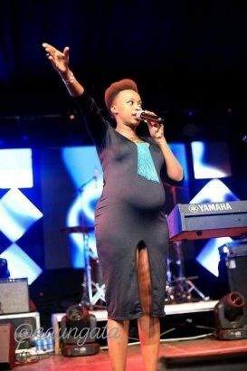 Pregnant female pastor blasted over her dress in Church