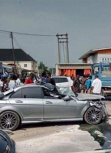 Man crashes a borrowed Benz while speeding in Delta