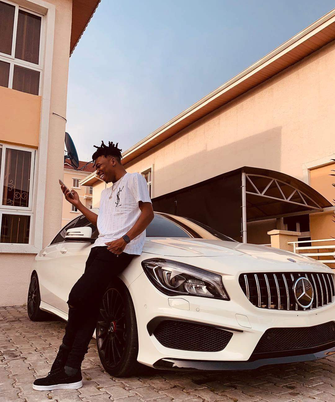 Mayorkun acquires a brand new Mercedes-Benz CLA-Class (Photos)