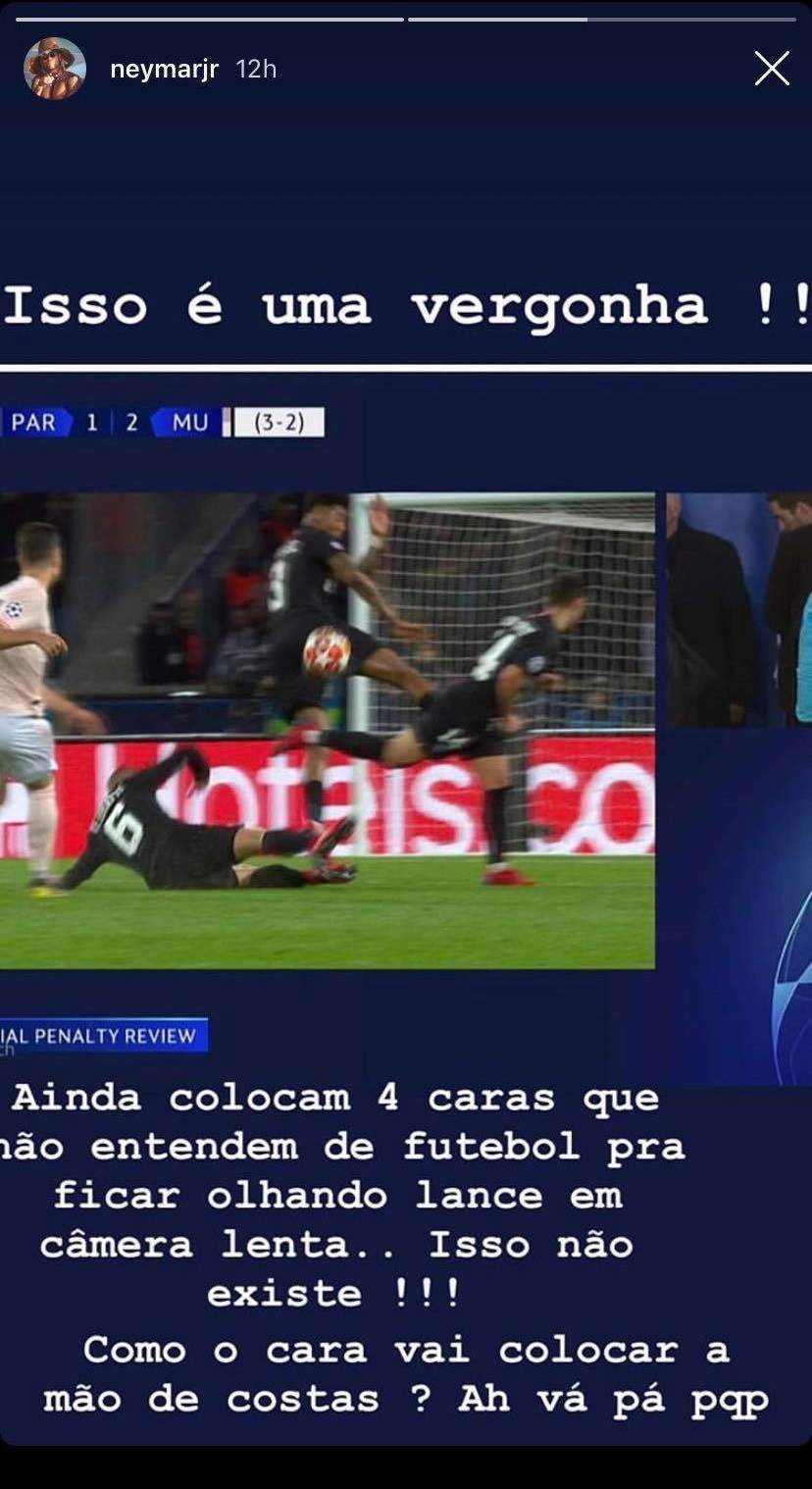 Neymar reacts, blasts referees, VAR after PSG's UCL Exit