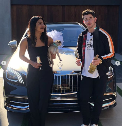 Nick Jonas surprises Priyanka Chopra with a luxurious Maybach car