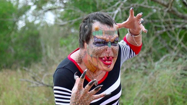 Transgender woman transforms herself into dragon with 8 horns after being diagnosed with HIV