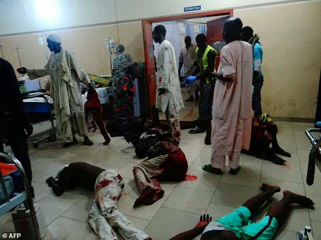 28 Killed, 82 Injured As Female Suicide Bombers Attack IDPs Camp In Maiduguri (Photo)