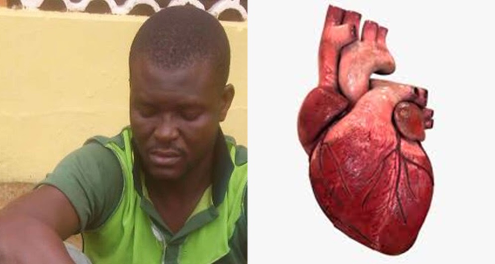 Man Buys 3 Human Hearts For N10,000 In Ogun, Says He Wants To Use It For Charms
