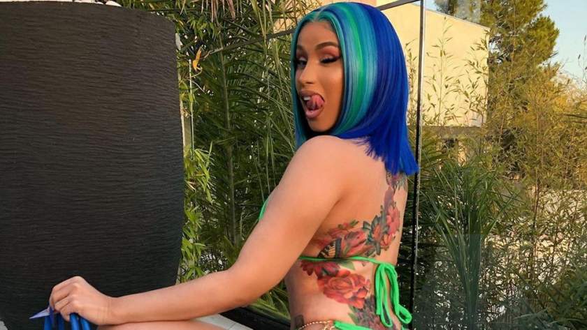 Cardi B Shares 'Makeover' Of Her Sexy Peacock Tattoo - See The Mind-Blowing Photos!