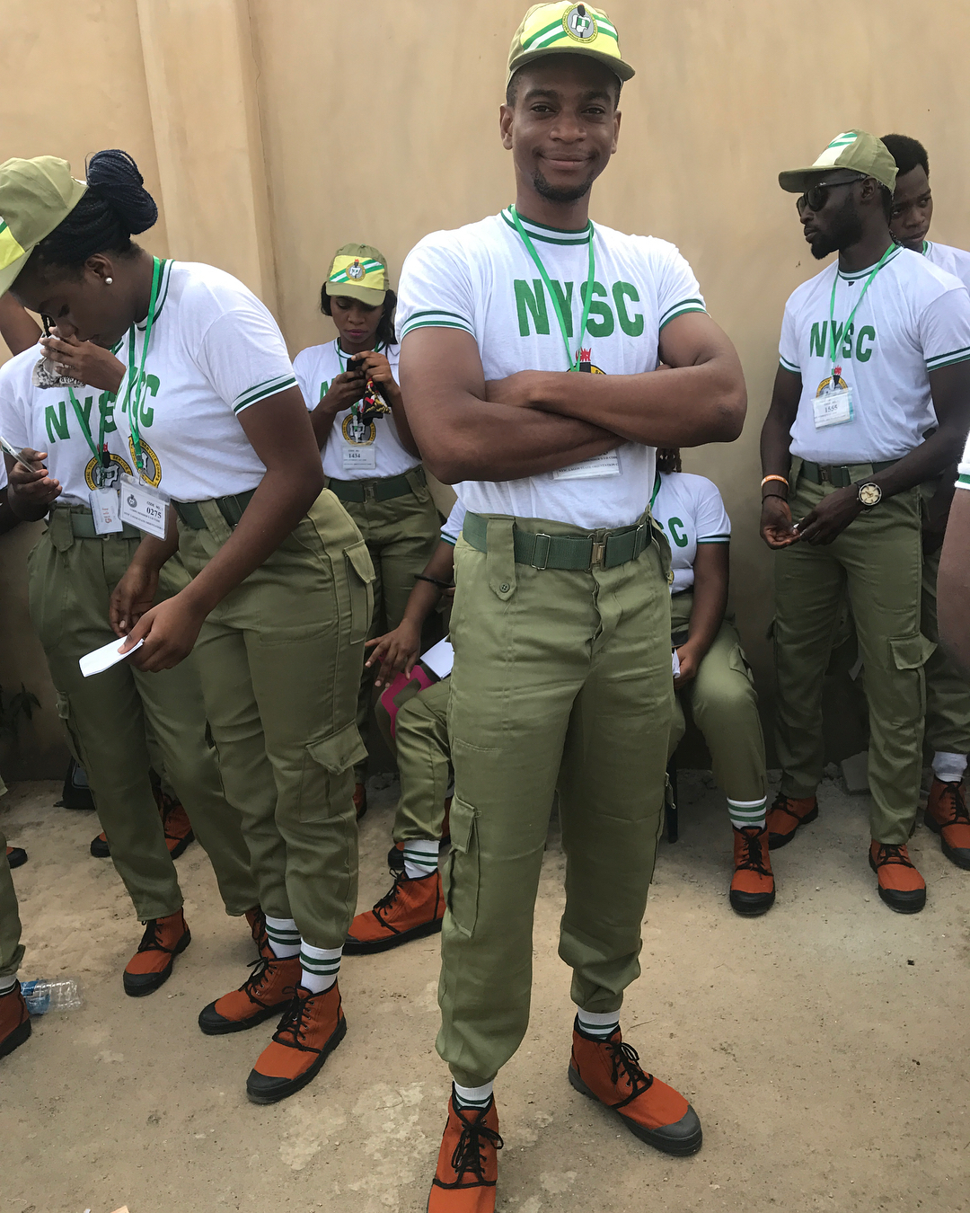 "The Johnsons" Actor, Olumide Oworu "Tari" Shares His NYSC Pictures