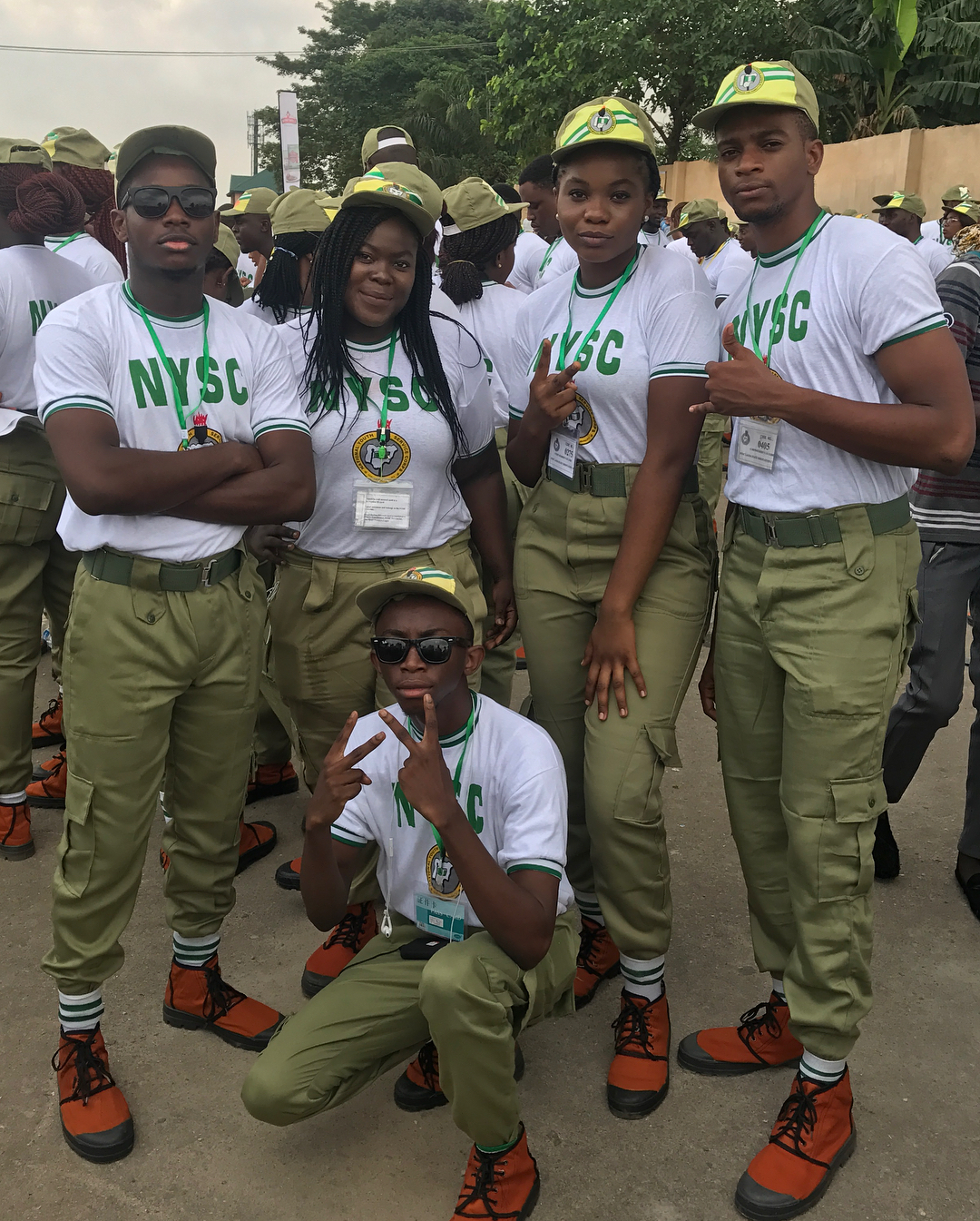 'The Johnsons' Actor, Olumide Oworu 'Tari' Shares His NYSC Pictures