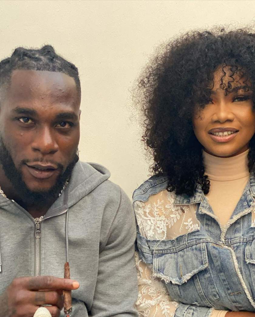 Tacha Meets Burna Boy For The First Time
