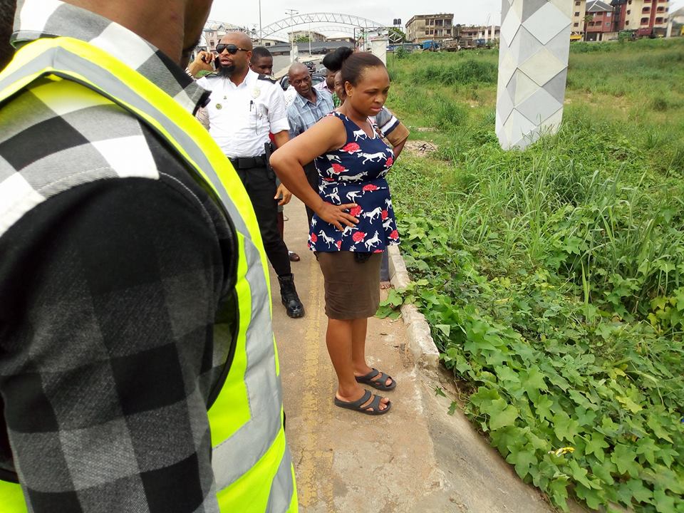 Driver loses control of car, falls into stream in Owerri (Photos)