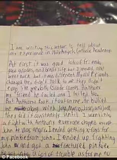 'I Gave Up': Boy Who Committed Suicide After Being Bullied At School Writes A Heartbreaking Final Note