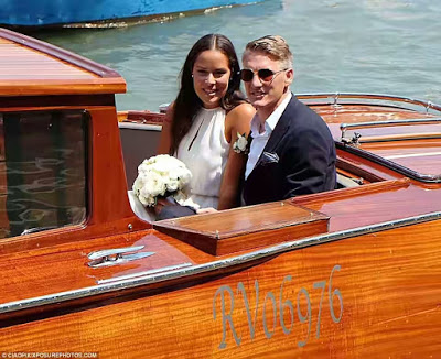 Photos: Bastian Schweinsteiger Weds Tennis Star, Ana Ivanvovic In Venice