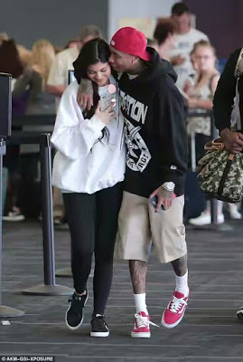 Tyga Can't Seem To Get Enough Of Kylie As He Kisses Her Affectionately In Public