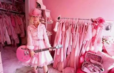 I Live For The Colour PINK; Meet 52-Year Old Woman Who Wears Only Pink & Lives In A Pink Mansion